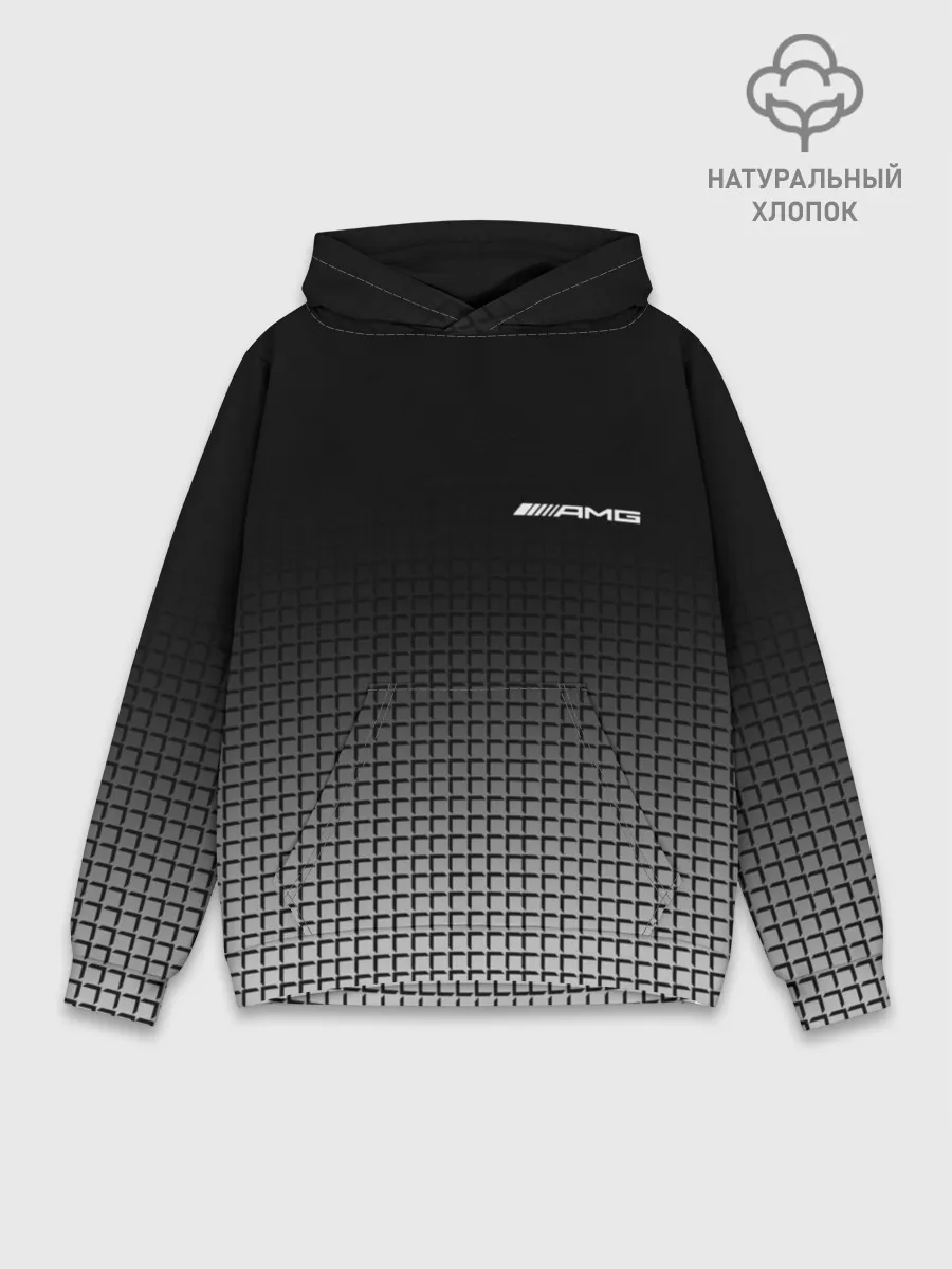 Худи мужской база хлопок / AMG SPORT