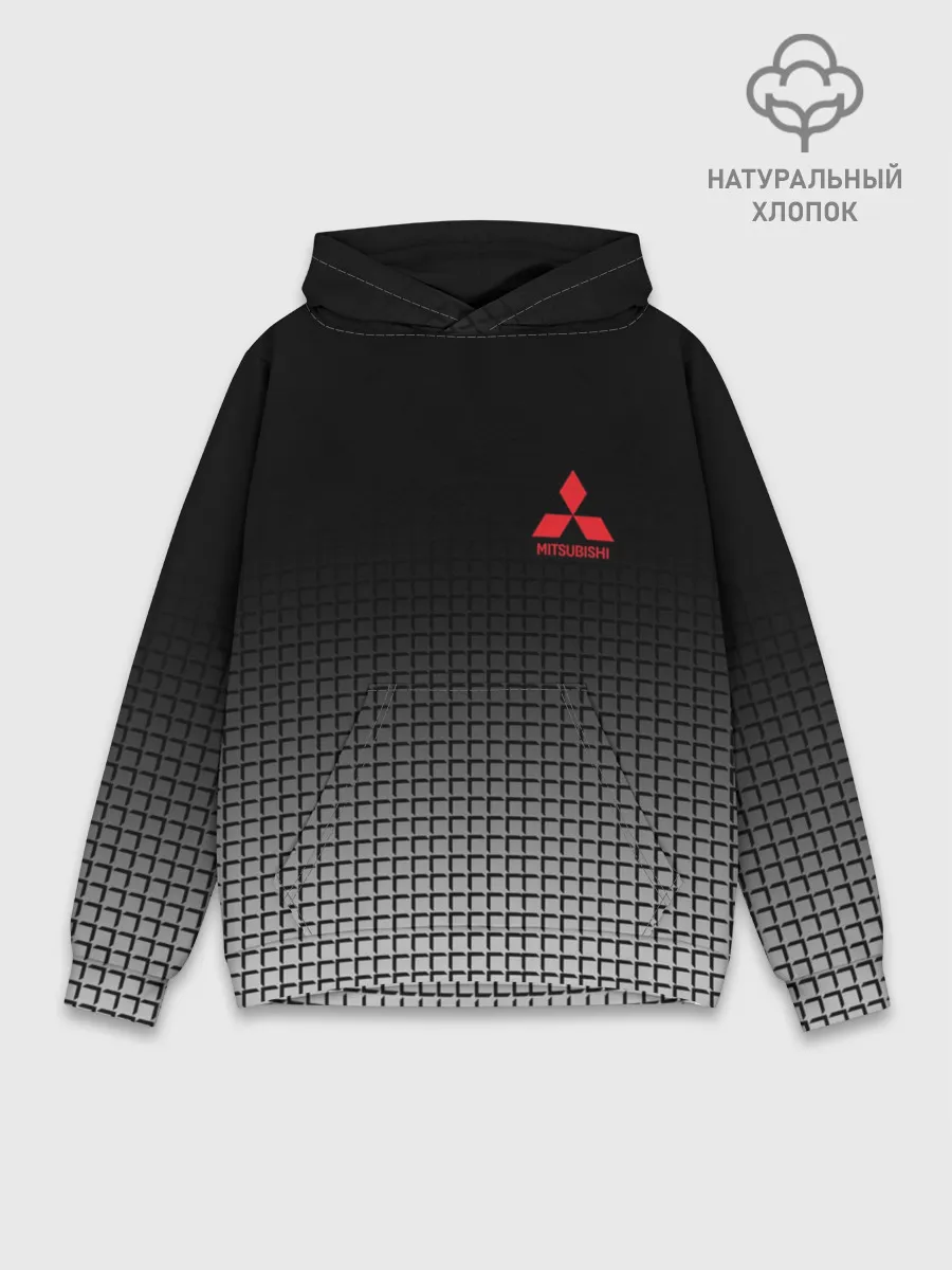 Худи мужской база хлопок / MITSUBISHI SPORT