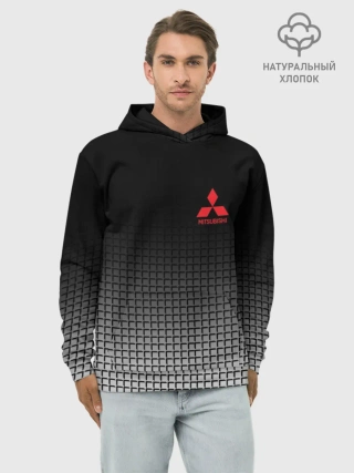 Худи мужской база хлопок / MITSUBISHI SPORT