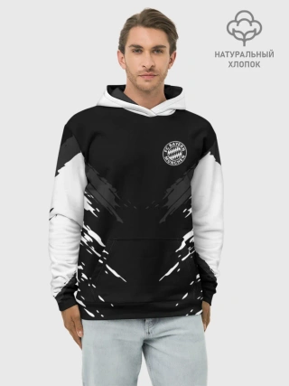 Худи мужской база хлопок / BAYERN MUNCHEN 2018 SPORT