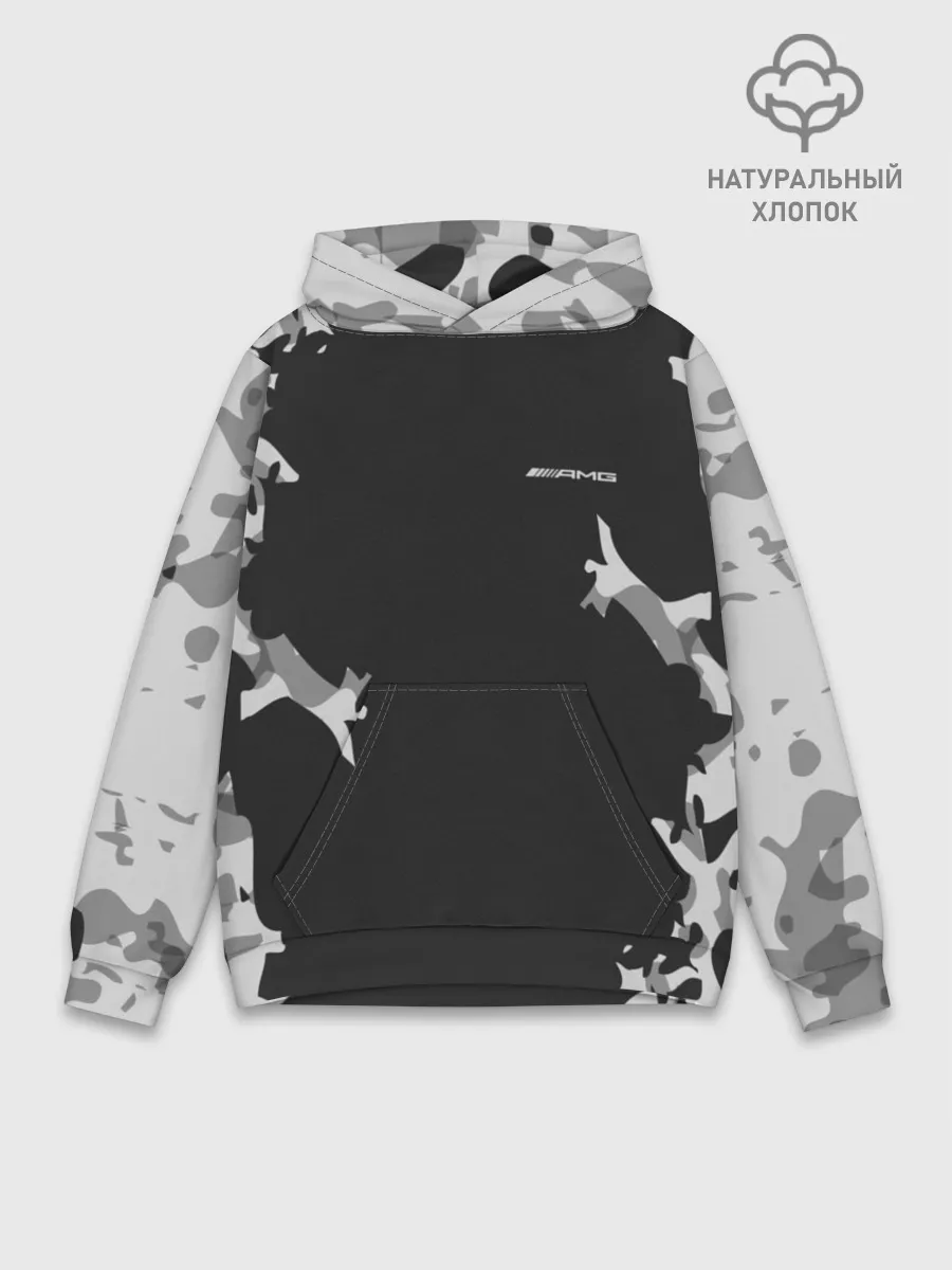 Худи мужской база хлопок / AMG SPORT