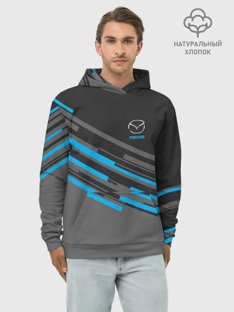 Худи мужской база хлопок / MAZDA SPORT