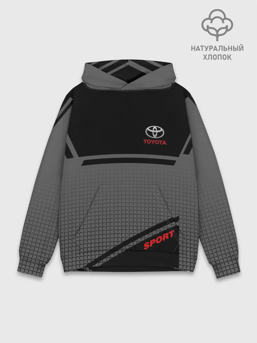 Худи мужской база хлопок / TOYOTA | ТОЙОТА