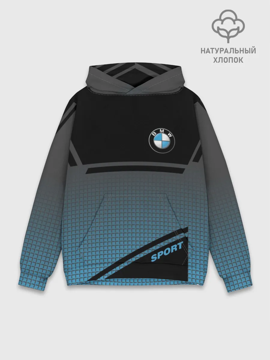 Худи мужской база хлопок / BMW SPORT