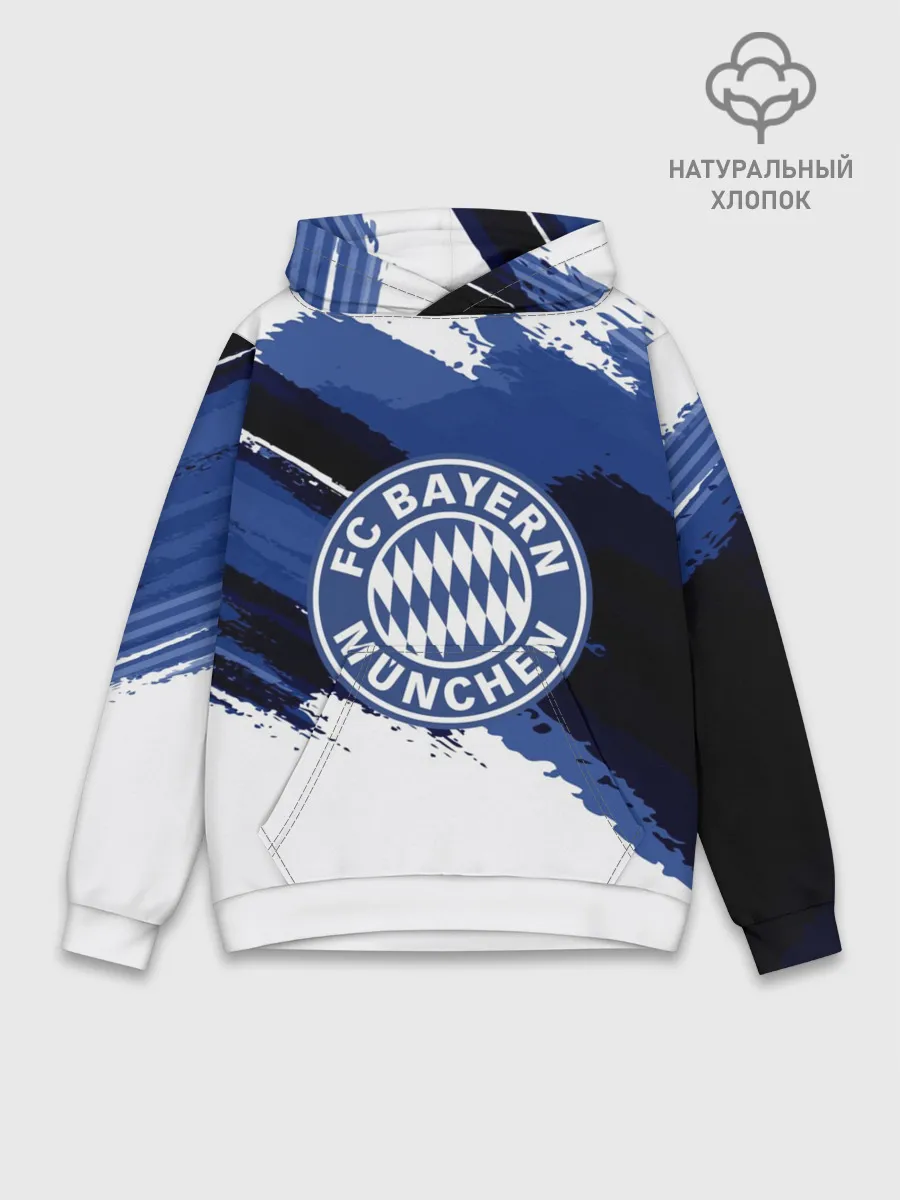 Худи мужской база хлопок / BAYERN MUNCHEN SPORT STYLE