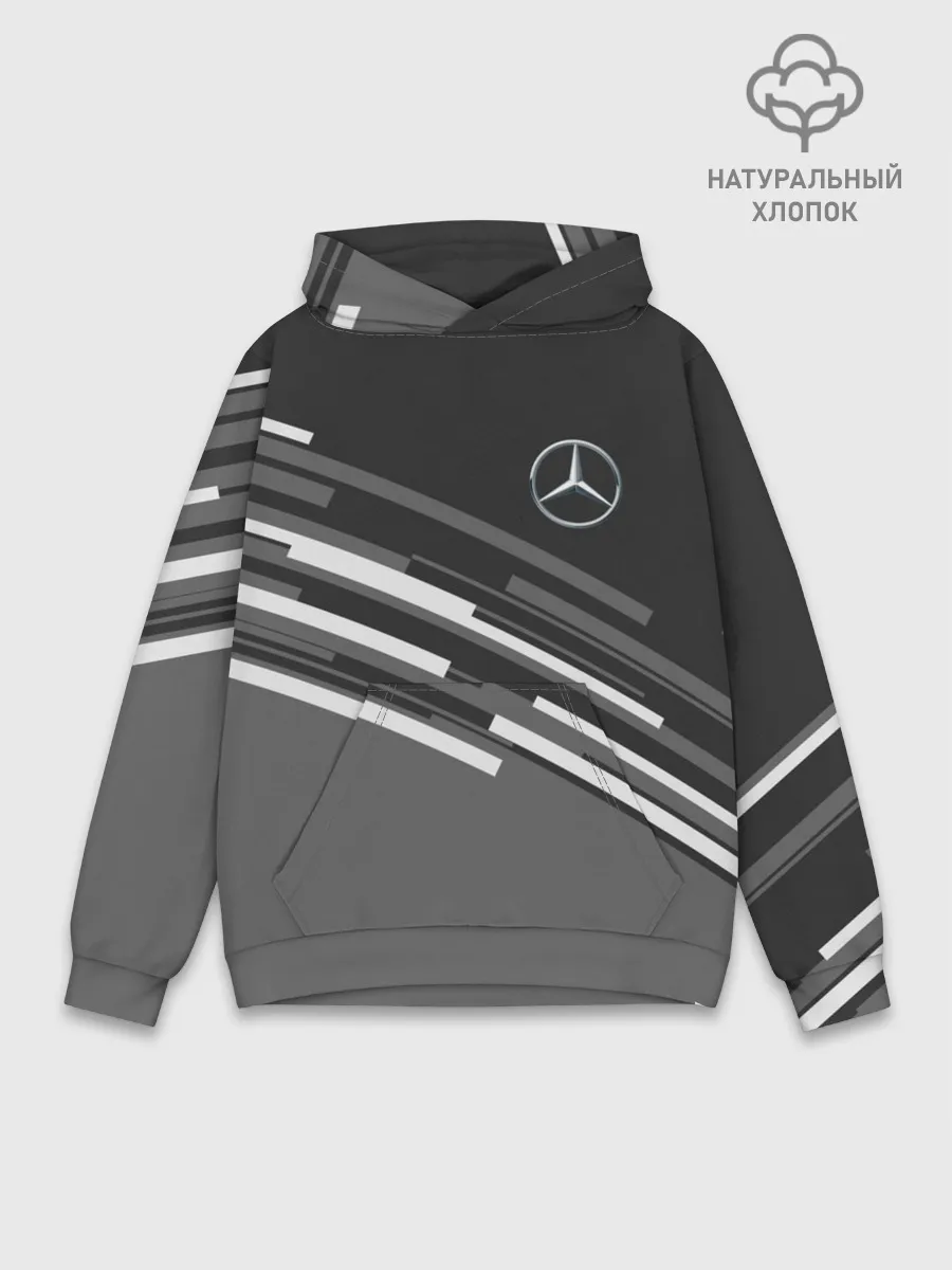 Худи мужской база хлопок / MERCEDES BENZ SPORT