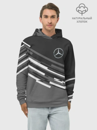 Худи мужской база хлопок / MERCEDES BENZ SPORT