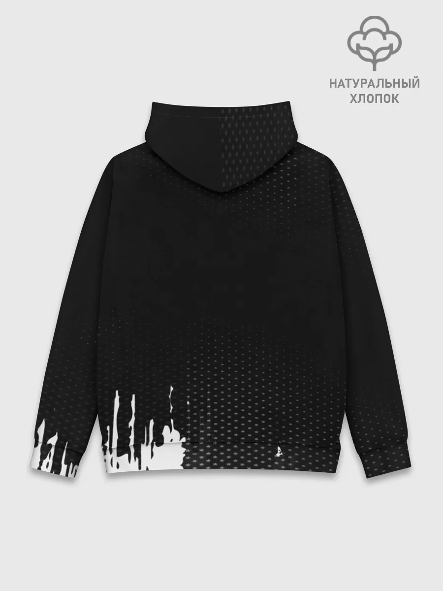 Худи мужской база хлопок / Russia black collection