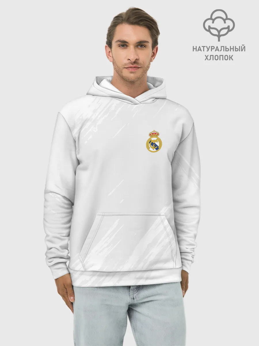 Худи мужской база хлопок / Real Madrid 2018 Original