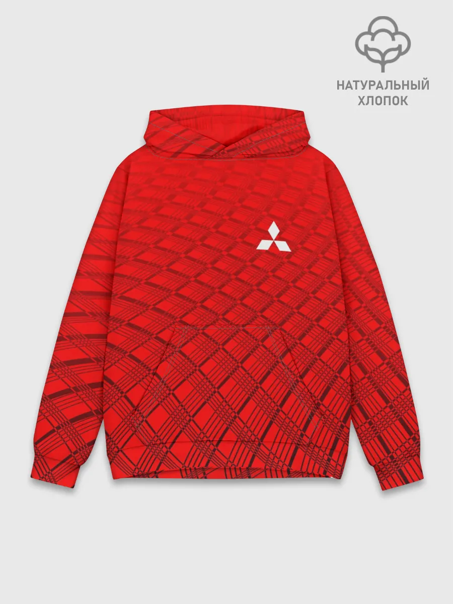 Худи мужской база хлопок / Mitsubishi sport