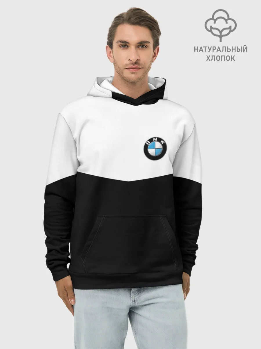 Худи мужской база хлопок / BMW SPORT