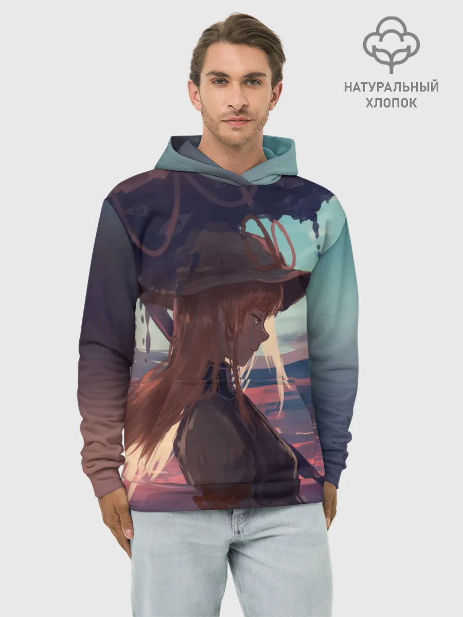 Худи мужской база хлопок / Зонтик