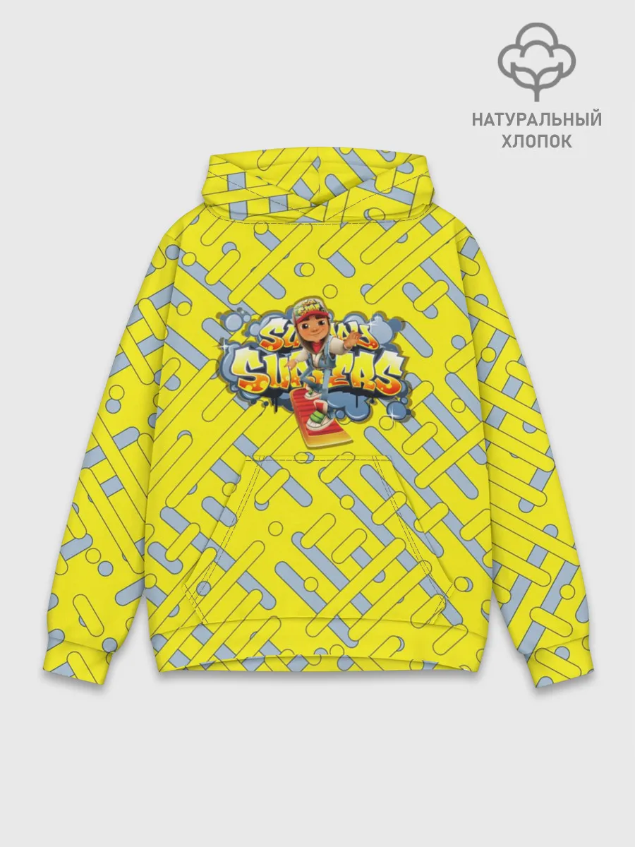 Худи мужской база хлопок / Subway Surfers