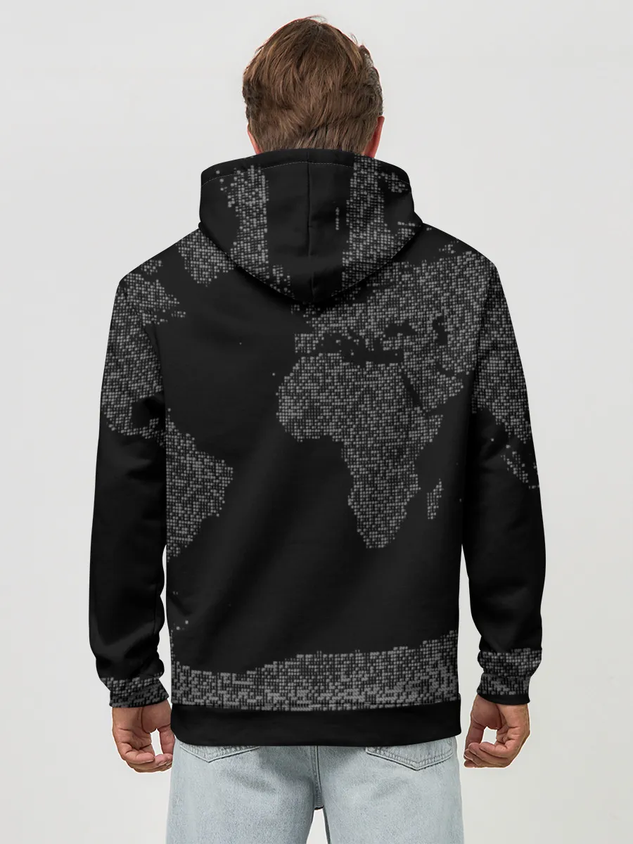 Худи мужской база хлопок / Русский хакер