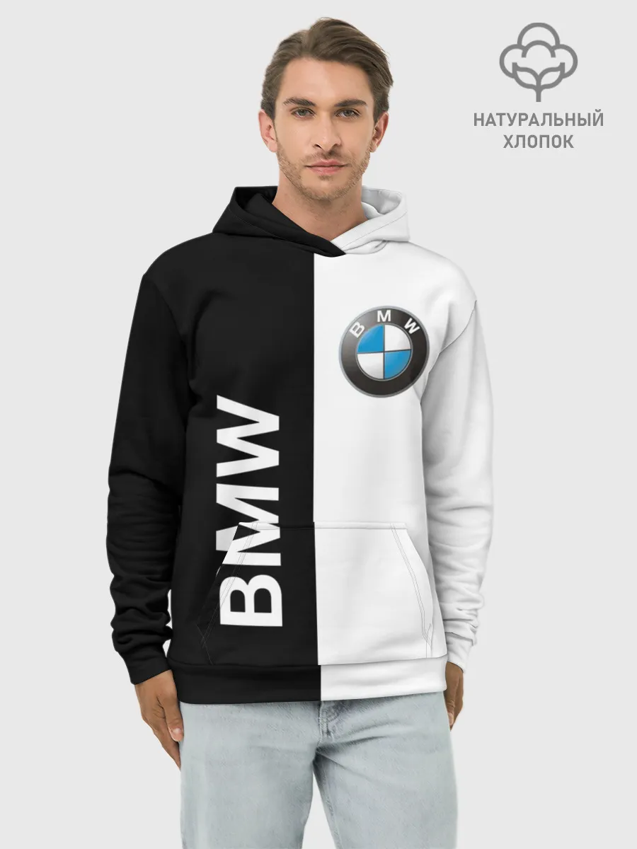Худи мужской база хлопок / BMW