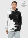 Худи мужской база хлопок / Juventus uniform black 2018