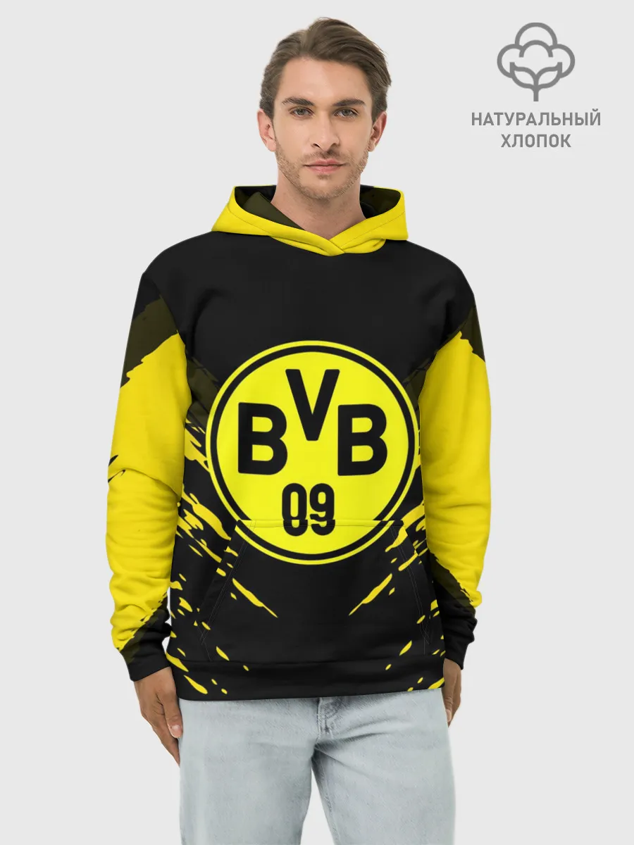 Худи мужской база хлопок / BORUSSIA SPORT