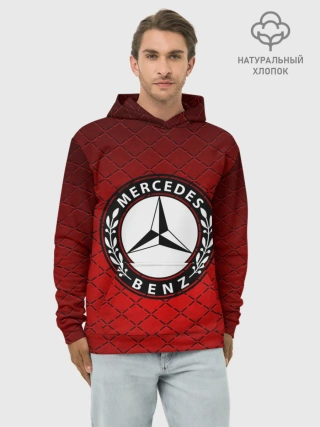 Худи мужской база хлопок / Mercedes MOTORs