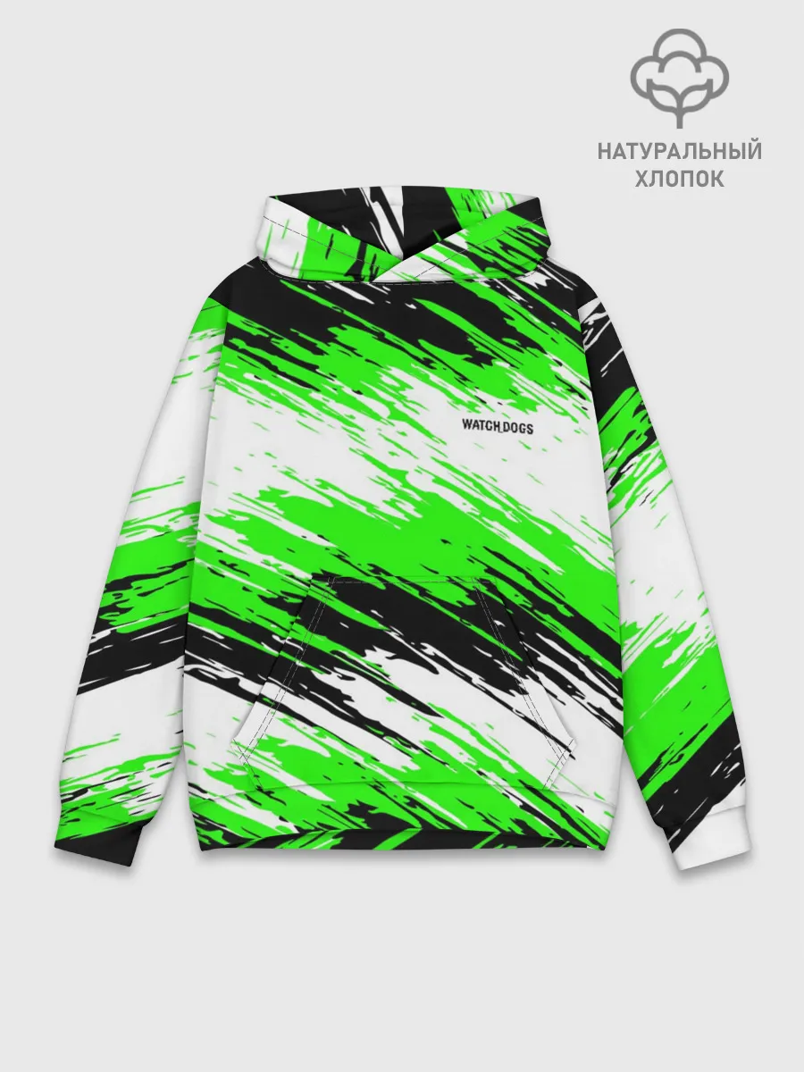 Худи мужской база хлопок / Watch Dogs