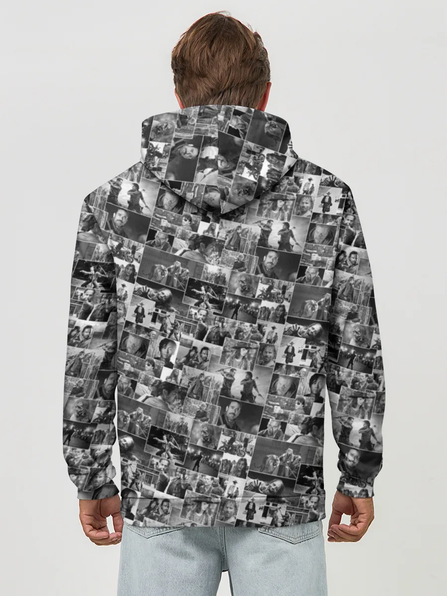 Худи мужской база хлопок / The Walking Dead