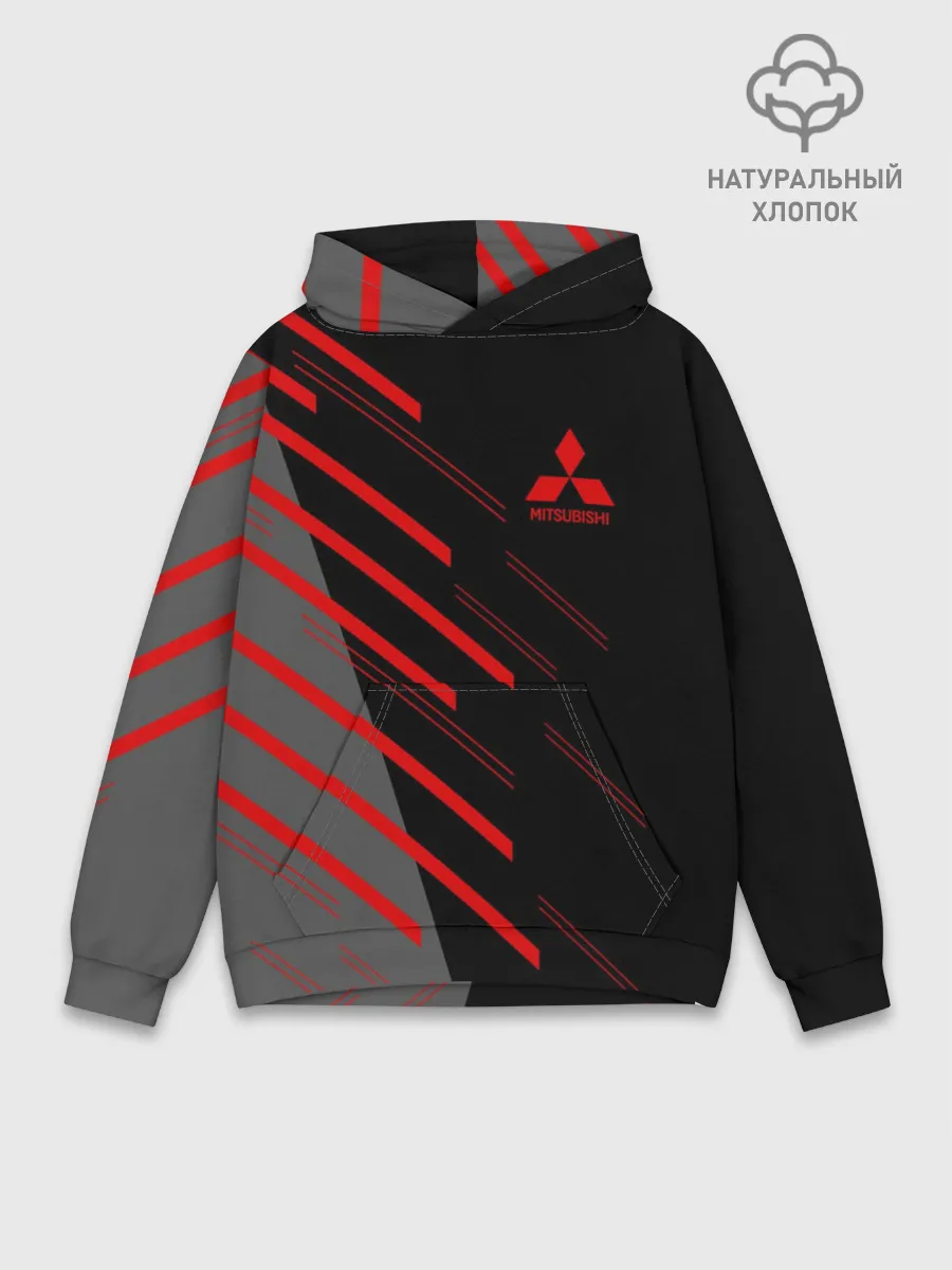 Худи мужской база хлопок / MITSUBISHI | МИТСУБИСИ
