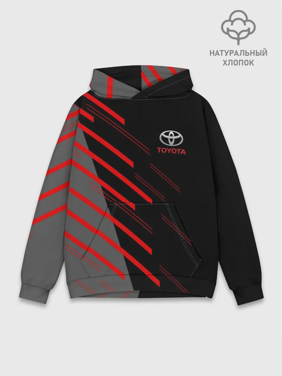 Худи мужской база хлопок / TOYOTA | ТОЙОТА