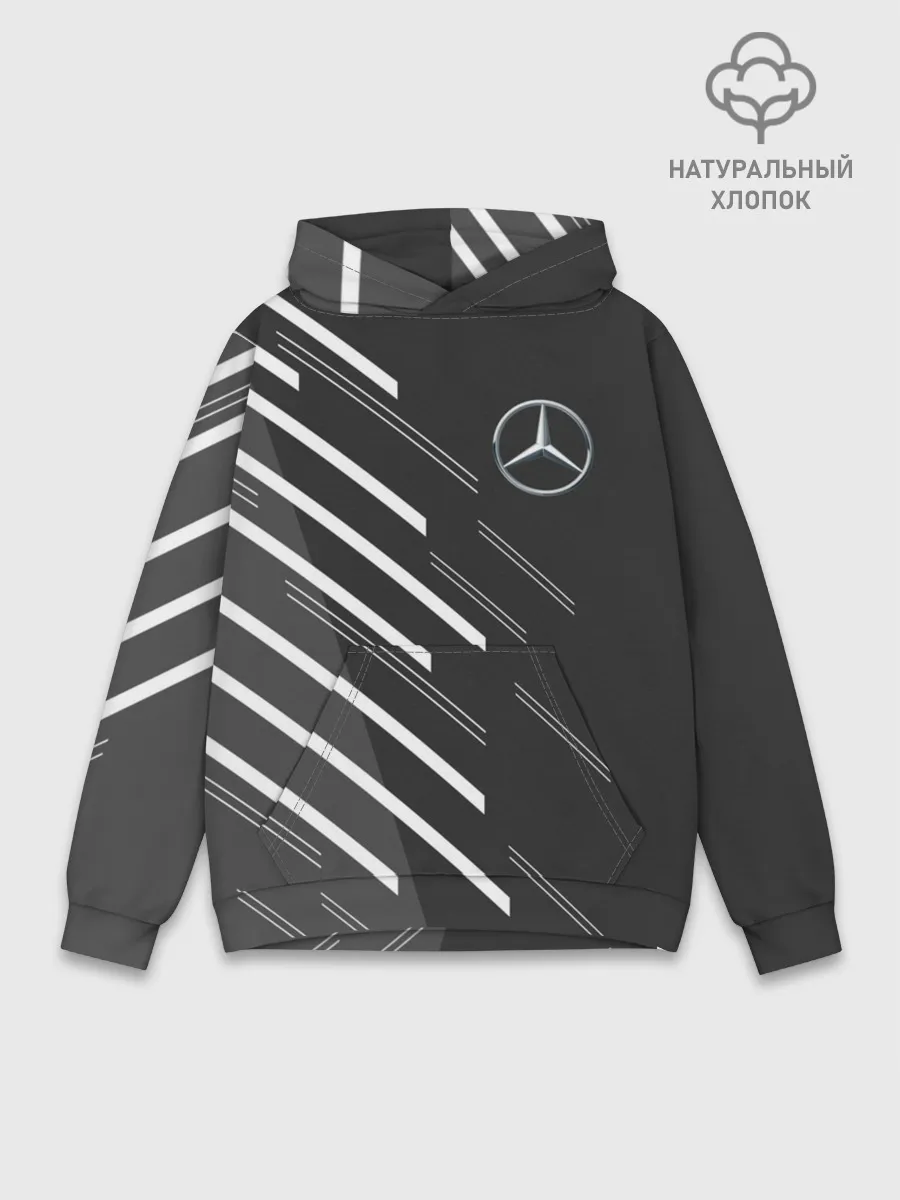 Худи мужской база хлопок / MERCEDES BENZ SPORT