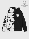 Худи мужской база хлопок / Russia Black&White Style