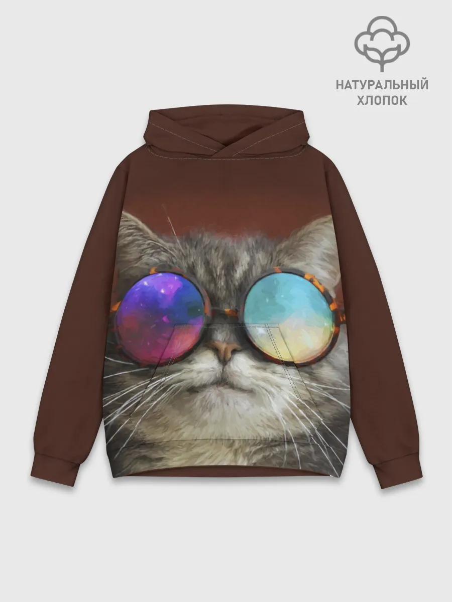 Худи мужской база хлопок / котейки