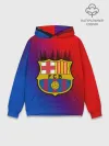 Худи мужской база хлопок / FC Barcelona color sport