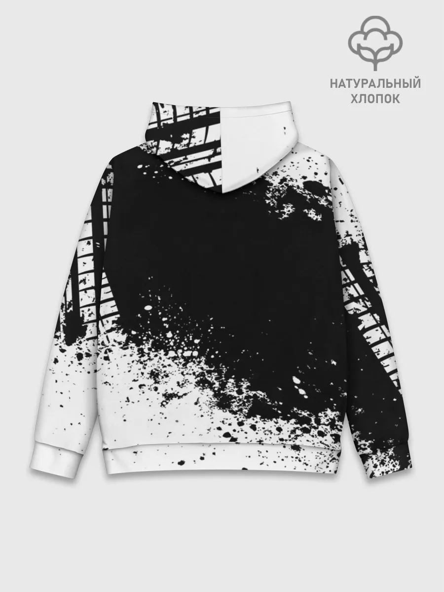 Худи мужской база хлопок / Hyundai abstract sport