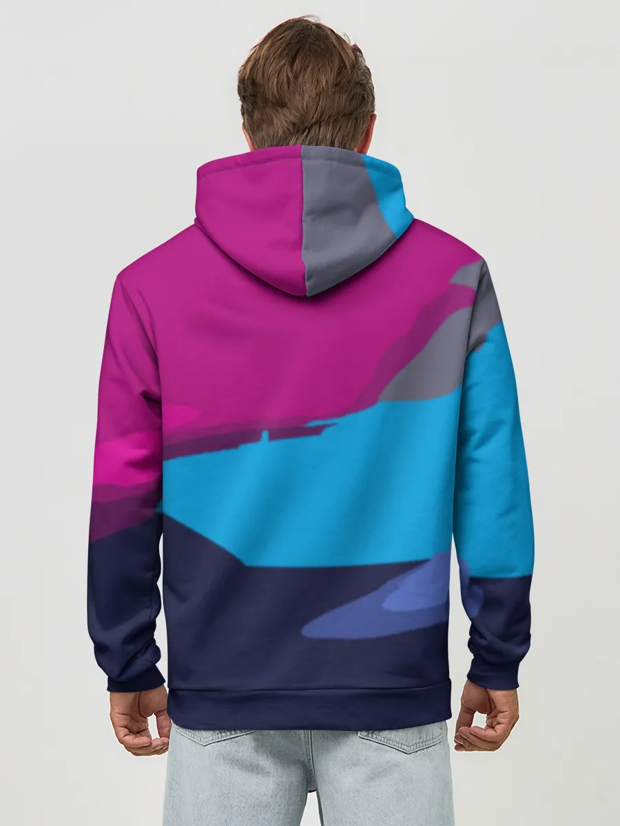 Худи мужской база хлопок / DeLorean