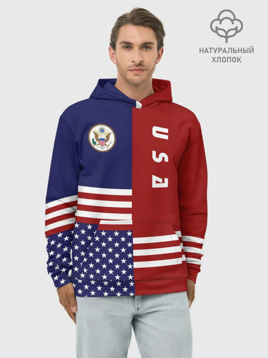 Худи мужской база хлопок / USA
