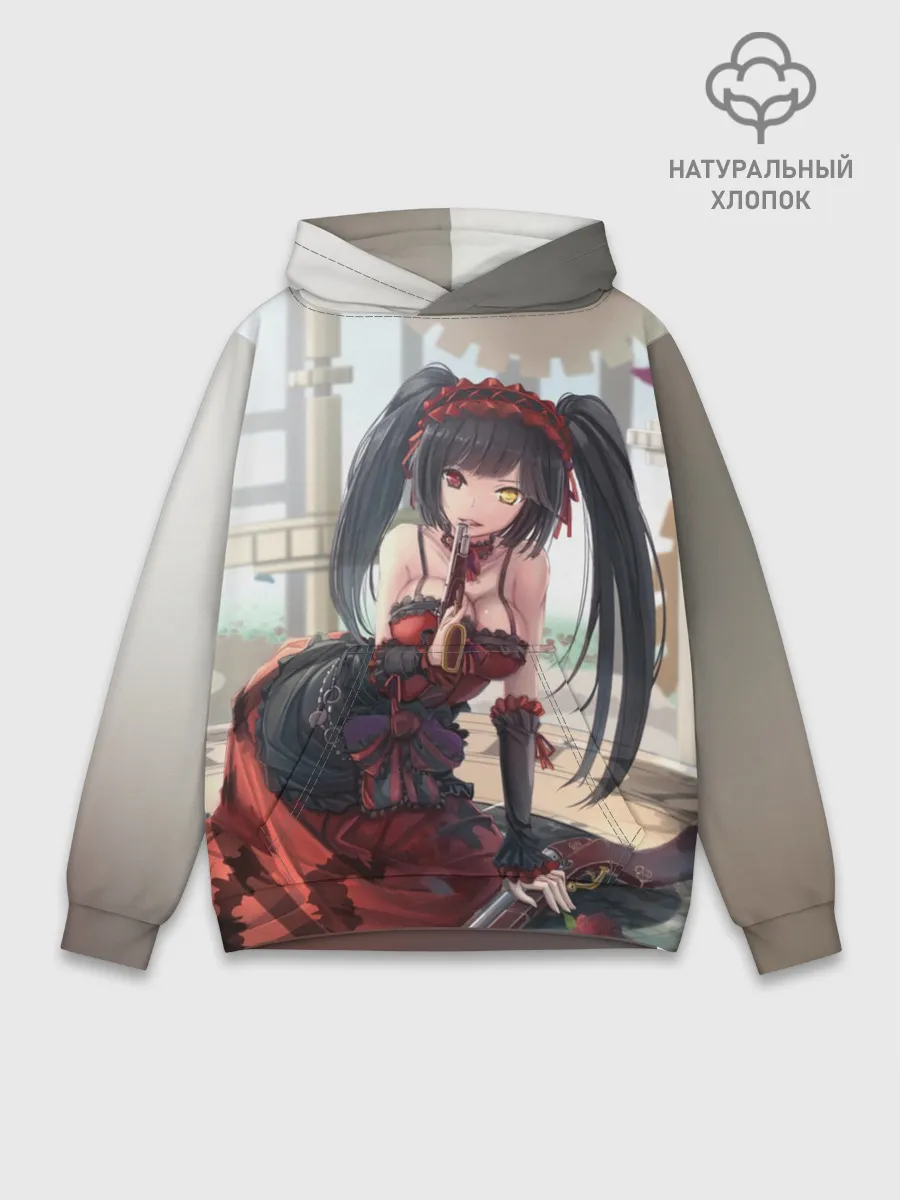 Худи мужской база хлопок / токисаки аниме