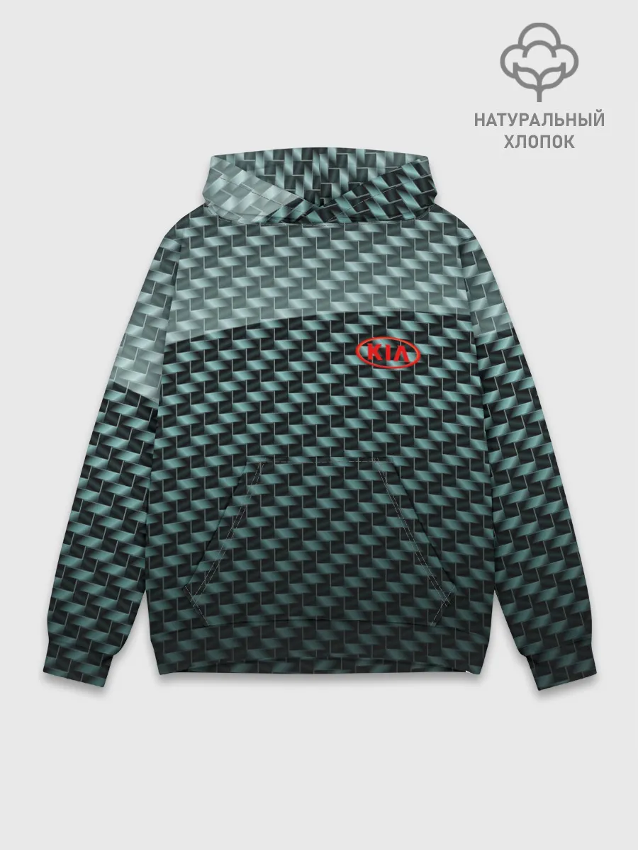 Худи мужской база хлопок / KIA SPORT STYLE