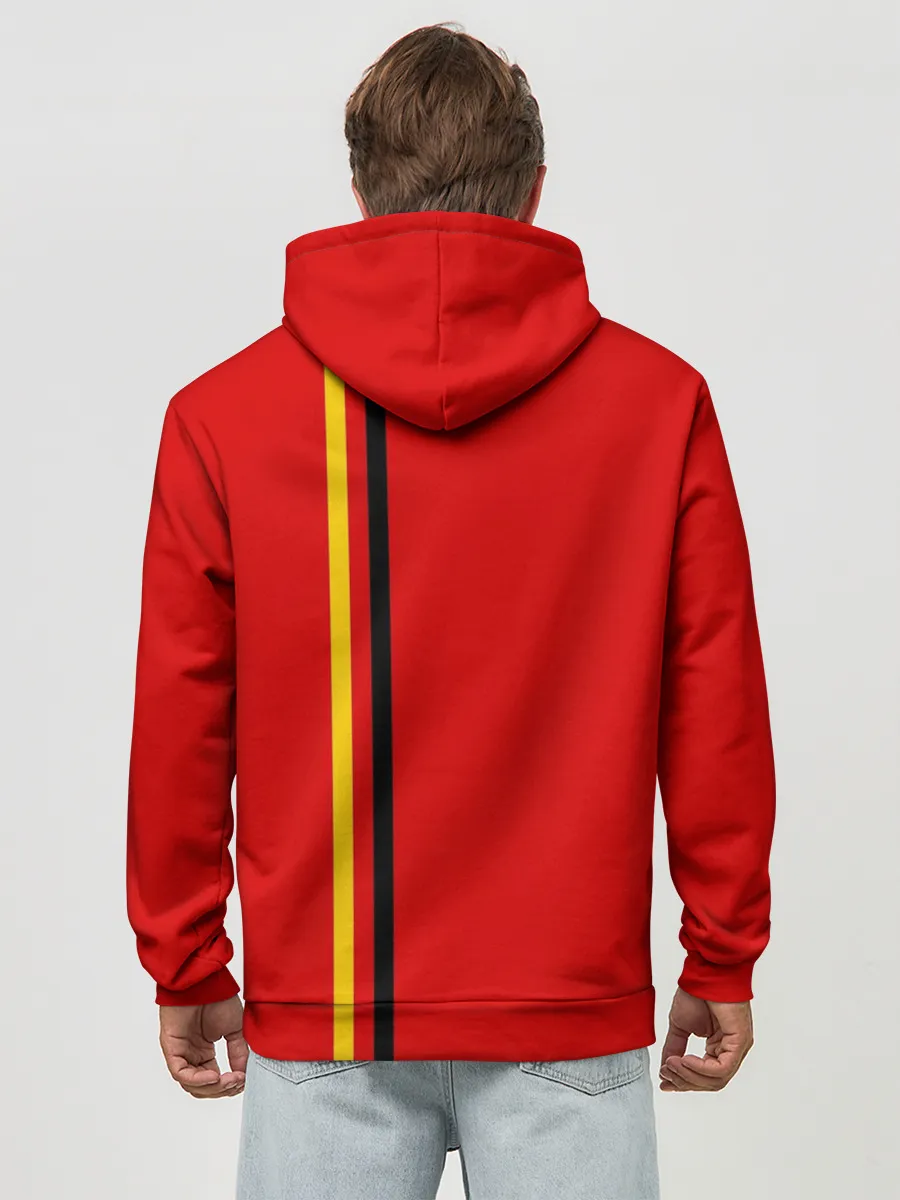 Худи мужской база хлопок / Германия, лента с гербом