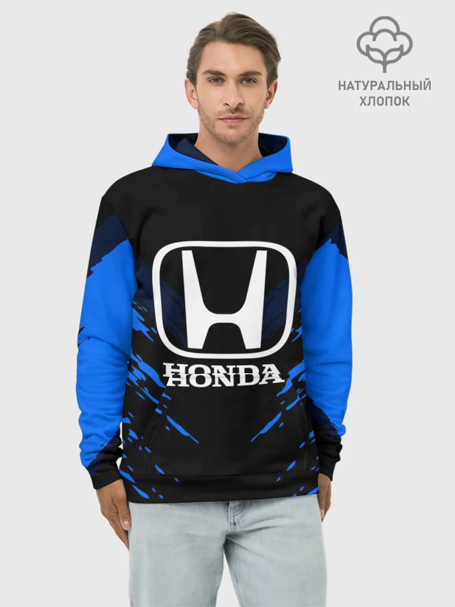 Худи мужской база хлопок / HONDA SPORT COLLECTION