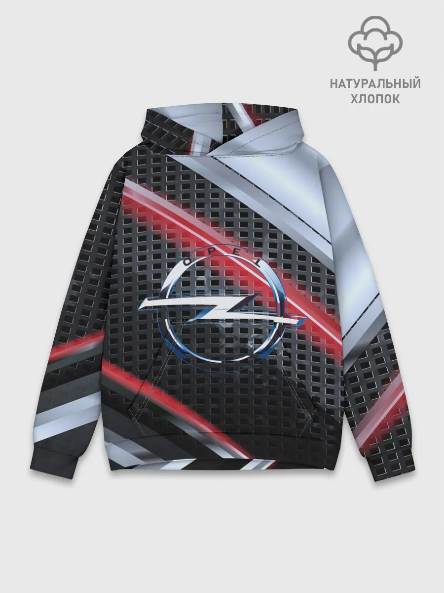 Худи мужской база хлопок / OPEL high speed collection