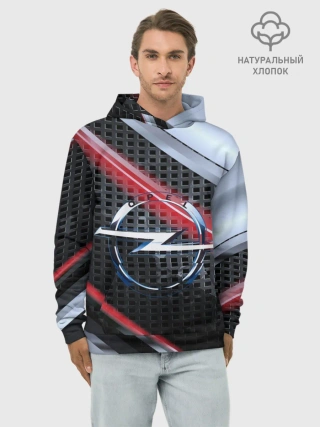 Худи мужской база хлопок / OPEL high speed collection