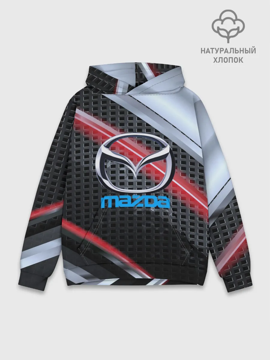 Худи мужской база хлопок / MAZDA high speed collection
