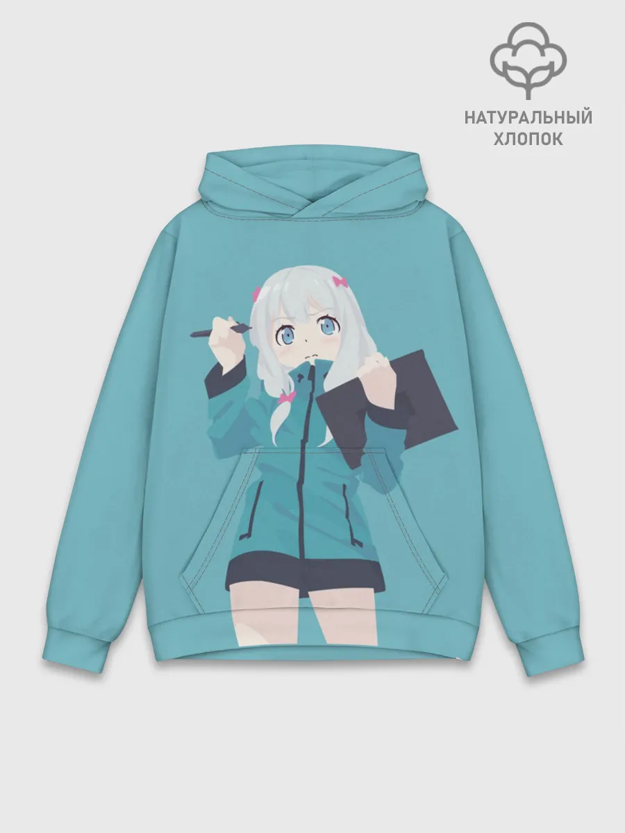 Худи мужской база хлопок / Sagiri Izumi