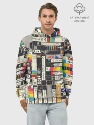 Худи мужской база хлопок / VHS-кассеты