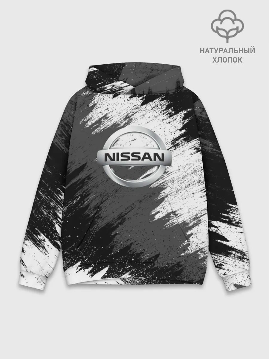 Худи мужской база хлопок / Nissan