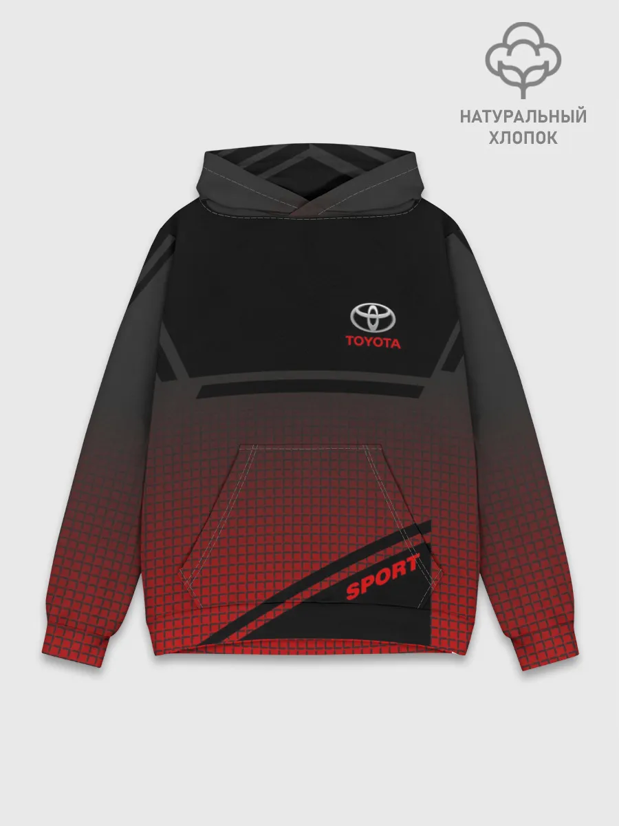 Худи мужской база хлопок / TOYOTA | ТОЙОТА