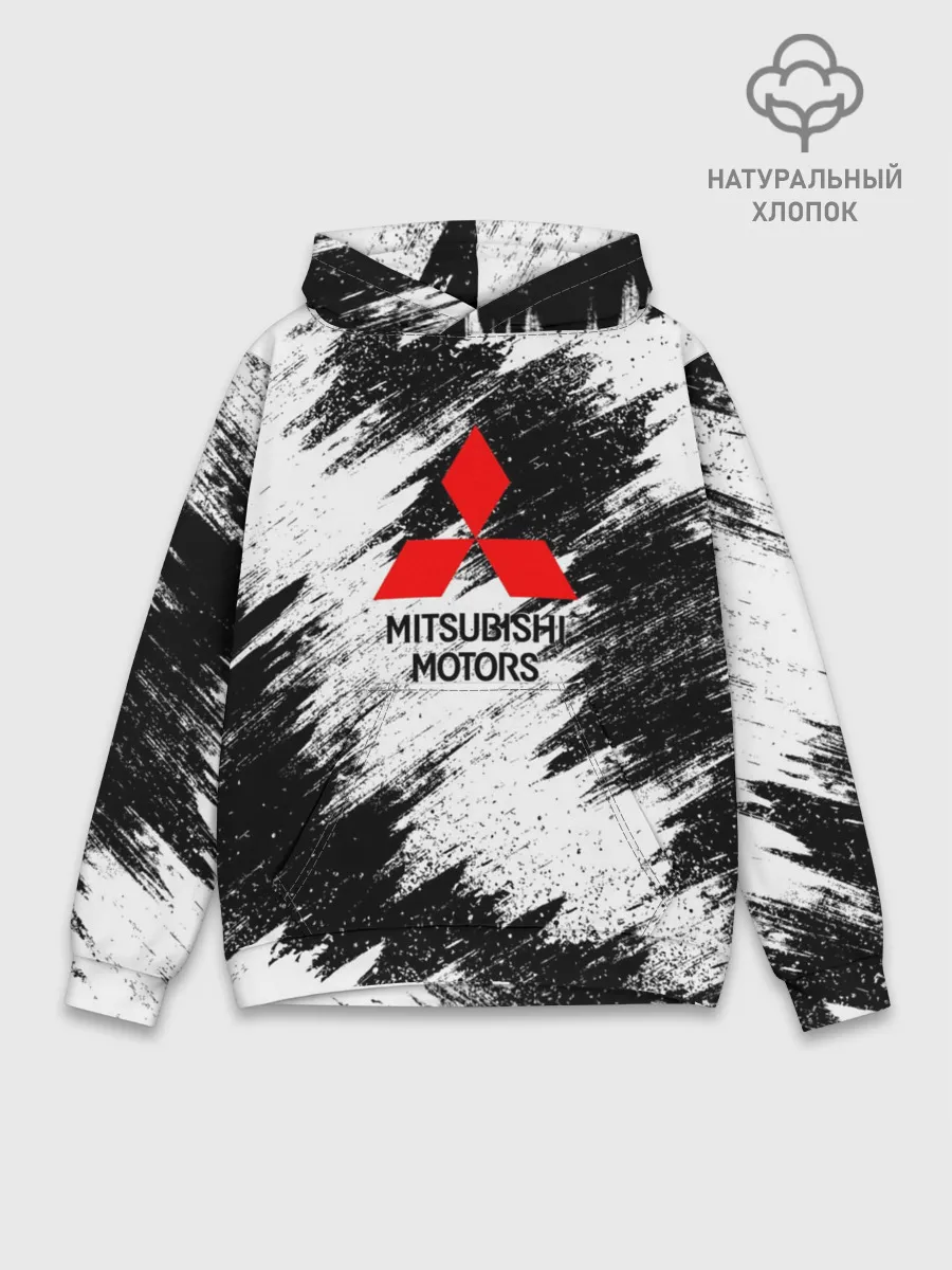 Худи мужской база хлопок / Mitsubishi