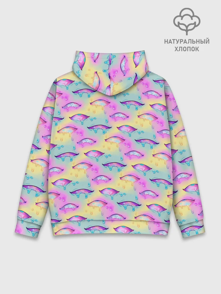 Худи мужской база хлопок / Влажные глазки | Ahegao Eyes