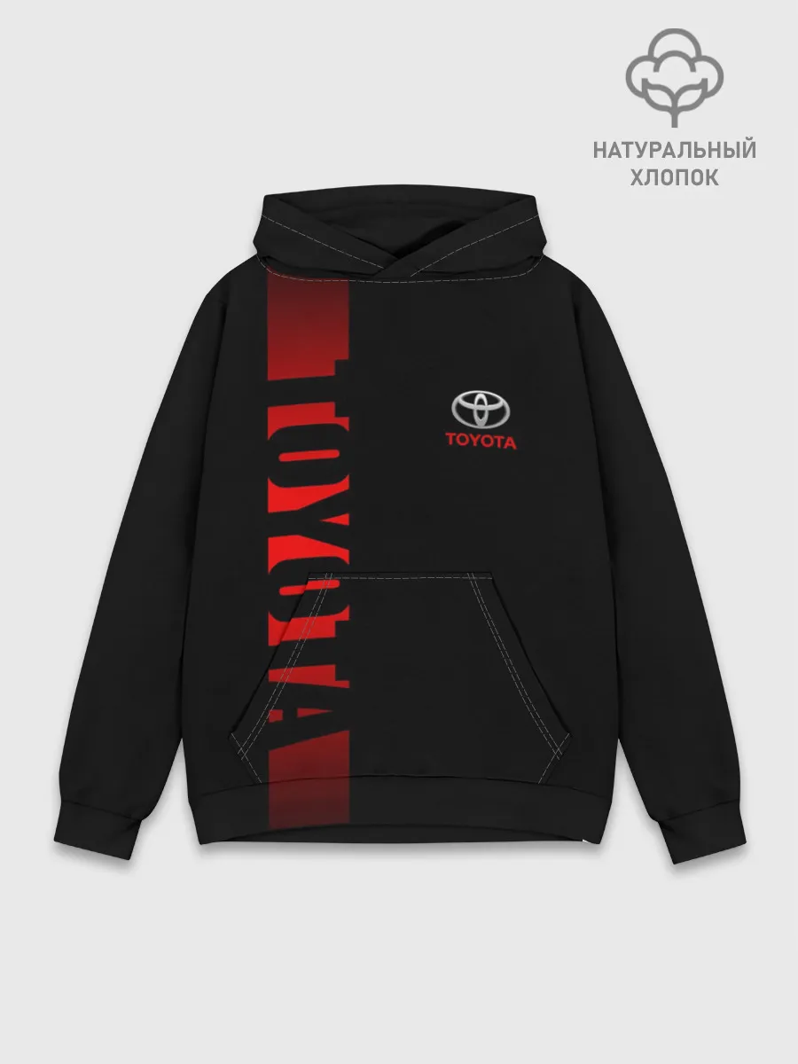 Худи мужской база хлопок / TOYOTA | ТОЙОТА