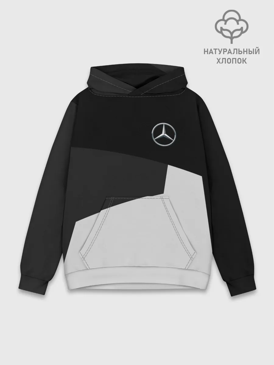 Худи мужской база хлопок / MERCEDES BENZ SPORT