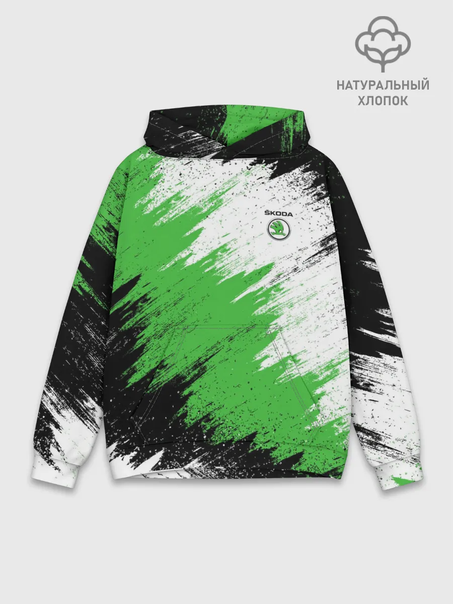 Худи мужской база хлопок / Skoda