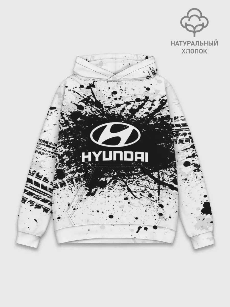 Худи мужской база хлопок / Hyundai
